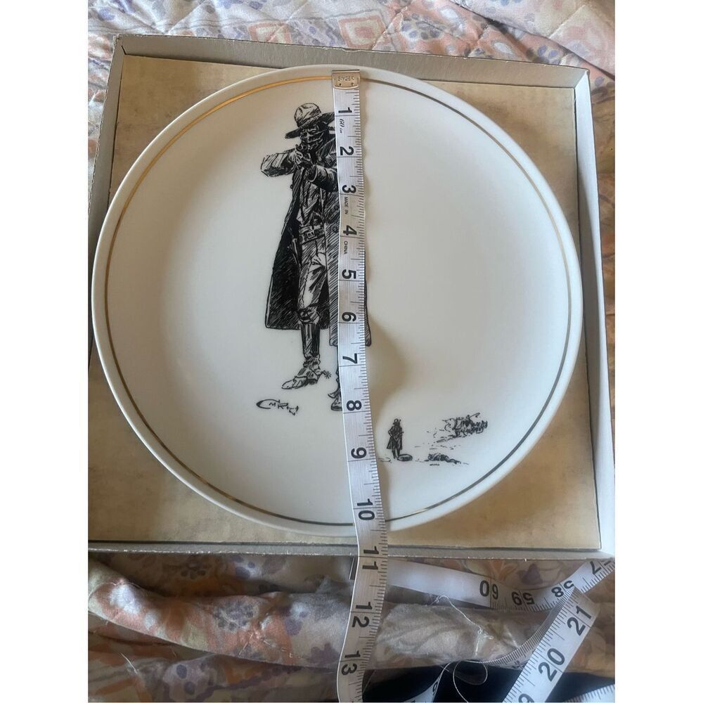 Limited Series Plate “The Stage Robber” Montana’s Wild West Frontier - Picture 11 of 12